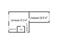 2-комнатная квартира · 52 м² · 1/5 этаж, Гоголя 110 за 24.8 млн ₸ в Костанае — фото 7