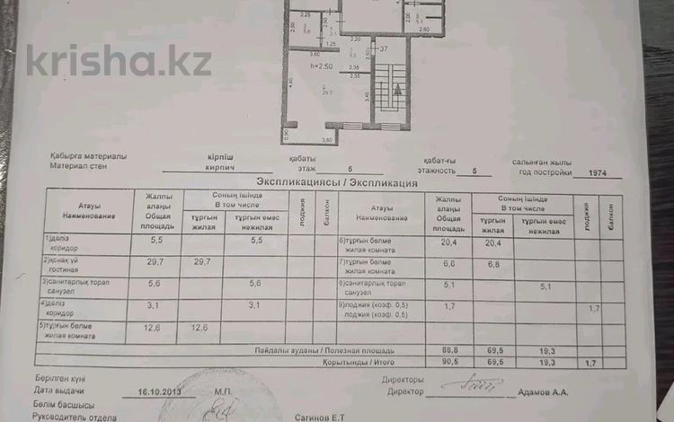4-комнатная квартира, 90.5 м², 5/95 этаж, Ленина 20 за 35 млн 〒 в Павлодаре — фото 2
