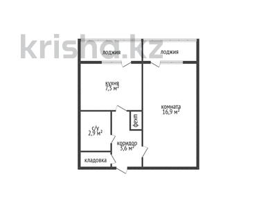 1-комнатная квартира, 34 м², 3/5 этаж, 7 микрорайон 17 за 13.3 млн 〒 в Костанае