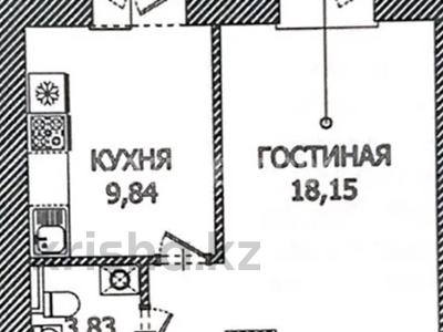 1-комнатная квартира, 37 м², 2/10 этаж, Айтматова — Е164 за 16 млн 〒 в Астане