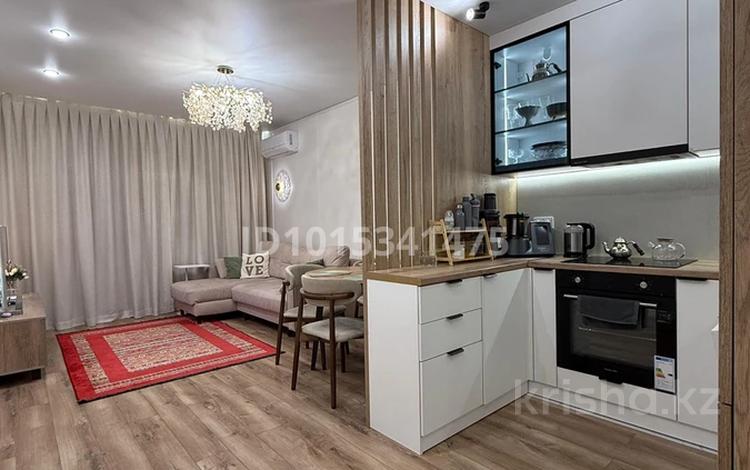 2-бөлмелі пәтер · 56 м² · 2/9 қабат, Думан-2 ш/а., Мкрн Думан-2 63, бағасы: 48 млн ₸ в Алматы, Медеуский р-н — фото 2