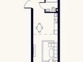 2-бөлмелі пәтер · 31.8 м² · 1/6 қабат, Ахметова 45а, бағасы: 15.5 млн ₸ в 