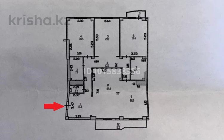 3-бөлмелі пәтер · 159 м² · 3/16 қабат, Иманова 26, бағасы: 53 млн ₸ в Астане, р-н Байконур — фото 2