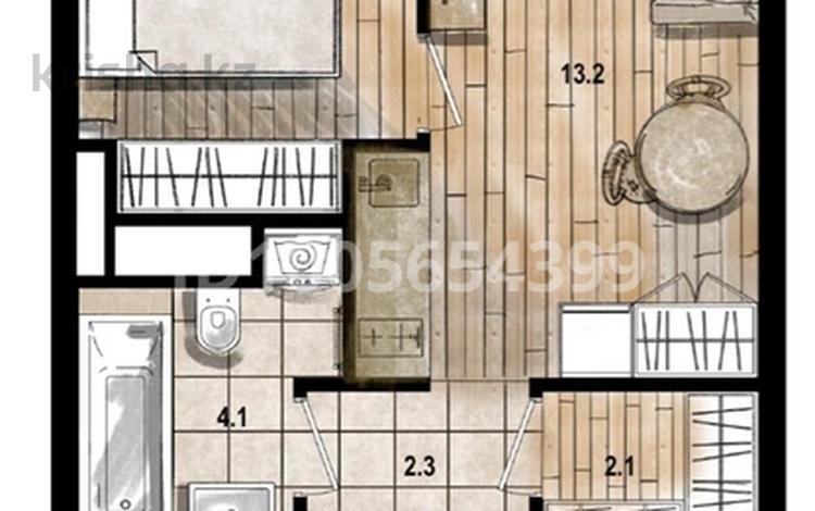 1-комнатная квартира · 31 м² · 2/9 этаж, мкр Кайрат, Сыбызгы 100 за ~ 15.7 млн ₸ в Алматы, Турксибский р-н — фото 2