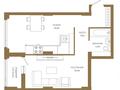 1-комнатная квартира · 50 м² · 5/18 этаж, Сыганак за ~ 39.9 млн ₸ в Астане, Есильский р-н — фото 3