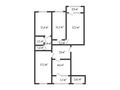 4-комнатная квартира · 89 м² · 3/6 этаж, Б. Майлина 59 за 37.5 млн ₸ в Костанае — фото 23