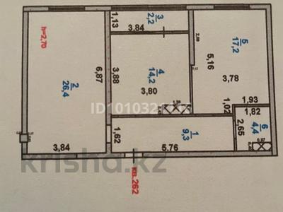 2-бөлмелі пәтер · 78.6 м² · 13/16 қабат, К. Толеметова 85 — Толеметова 85 гранд парк 1, бағасы: 38.9 млн ₸ в Шымкенте