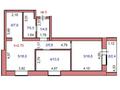 3-комнатная квартира · 71.5 м² · 1/6 этаж, Дулатова за 250 000 ₸ в Кокшетау — фото 15