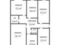 5-бөлмелі пәтер, 99.8 м², 2/5 қабат, мкр Верхний Отырар 55, бағасы: 35 млн 〒 в Шымкенте, Аль-Фарабийский р-н — фото 11