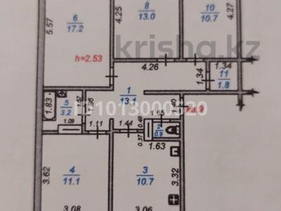 4-комнатная квартира · 83.9 м² · 5/5 этаж, мкр Казахфильм 41 за 61 млн ₸ в Алматы, Бостандыкский р-н