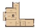 3-комнатная квартира · 83.23 м², Юбилейный за ~ 30.6 млн ₸ в Костанае — фото 3