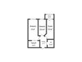 2-комнатная квартира · 52.4 м² · 3/6 этаж, Микрорайон Юбилейный 36 за 26 млн ₸ в Костанае — фото 13