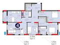 4-бөлмелі пәтер · 115 м² · 12/13 қабат, Бухар жырау 31/1, бағасы: 73 млн ₸ в Астане, Есильский р-н