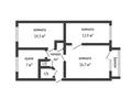 3-комнатная квартира · 58.2 м² · 4/5 этаж, Майлина 13 за 25 млн ₸ в Костанае — фото 10
