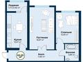 2-комнатная квартира · 62.4 м², мкр Туран 2 за ~ 24.8 млн ₸ в Шымкенте, Каратауский р-н — фото 3
