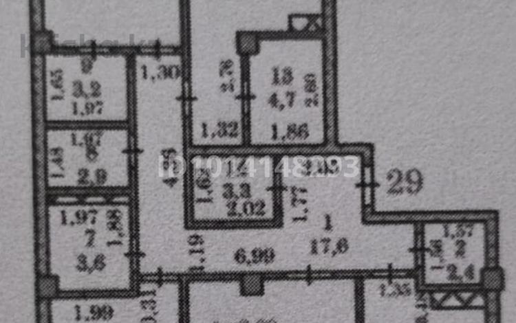 4-комнатная квартира · 126 м² · 9/9 этаж, мкр Нуртас, Жилмассив Нурсат 141 за 85 млн ₸ в Шымкенте, Каратауский р-н — фото 2