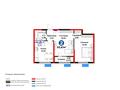 2-комнатная квартира · 56 м², ул. Алатау батыра за 27.9 млн ₸ в Шымкенте, Абайский р-н