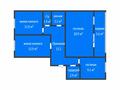 3-комнатная квартира · 79.1 м² · 3/9 этаж, Аэропорт 33 за 38 млн ₸ в Костанае — фото 2