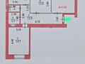 3-комнатная квартира · 73 м² · 2/9 этаж, Рыскулбекова 16/1 за 36 млн ₸ в Астане, Алматы р-н — фото 13