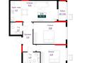 3-комнатная квартира · 76.15 м² · 9/9 этаж, Е-882 13в — БЕЗ КОМИССИИ, ЕСТЬ ЕЩЕ ВАРИАНТЫ за ~ 35.1 млн ₸ в Астане, Нура р-н — фото 3