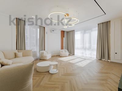 3-комнатная квартира · 130 м² · 2/11 этаж, Кайым Мухамедханов 11, 11/1, 11/2 за 115 млн 〒 в Астане, Нура р-н