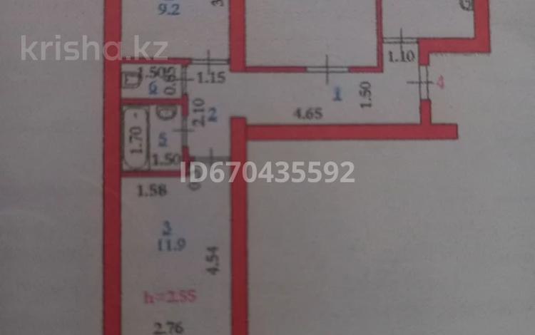 3-комнатная квартира · 60 м² · 2/9 этаж, Старый город, Кереева 1 — Уалиханова за 17.5 млн ₸ в Актобе — фото 8
