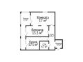 2-комнатная квартира · 66.3 м² · 1/4 этаж, Береке 9 за 25 млн 〒 в Костанае — фото 2