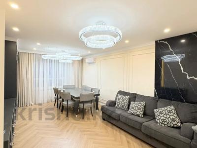 3-комнатная квартира · 105 м² · 11/16 этаж, Егизбаева 3, 5 — Каныша Сатпаева за 107 млн ₸ в Алматы, Бостандыкский р-н
