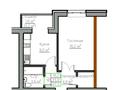 1-бөлмелі пәтер · 37.5 м² · 2/5 қабат, Киснеревых 93, бағасы: 21 млн ₸ в Бурабае — фото 3