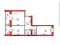 2-бөлмелі пәтер · 68 м² · 2/9 қабат, Желтоксан 1в, бағасы: ~ 28.9 млн ₸ в Уральске — фото 11