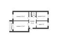 3-комнатная квартира · 61.5 м² · 5/5 этаж, Дулатова 91 за 23 млн ₸ в Костанае — фото 14