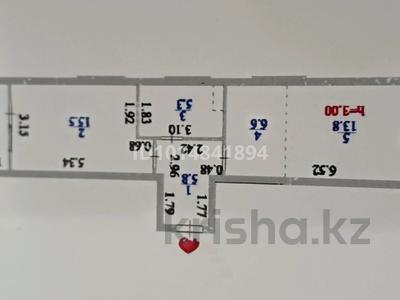 2-бөлмелі пәтер · 50 м² · 3/17 қабат, Жошы хан 12, бағасы: 400 000 ₸ в Астане, Есильский р-н