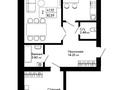 2-комнатная квартира · 82 м² · 2/5 этаж, мкр. Алтын орда 358 — ЖК ЖЕМЧУЖИНА, ЗАСТРОЙЩИК НОМАД КУРЫЛЫС за 27 млн ₸ в Актобе — фото 2