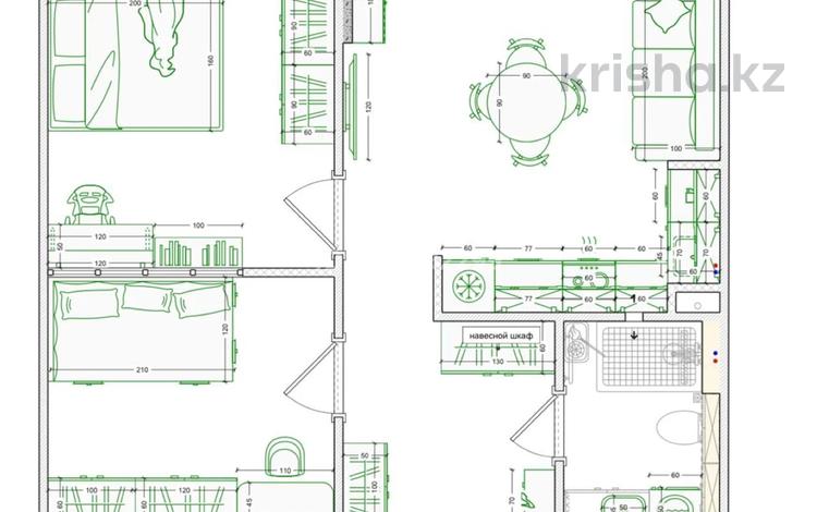 2-комнатная квартира · 47.2 м² · 1/9 этаж, Симферопольская 1/1 — Жандосова Сулейменова за 44 млн ₸ в Алматы, Ауэзовский р-н — фото 5