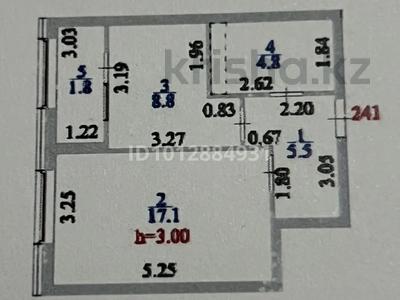 1-бөлмелі пәтер · 38 м² · 18/19 қабат, Жошы хана 12, бағасы: 27 млн ₸ в Астане, Есильский р-н
