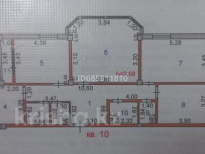 4-комнатная квартира, 112.9 м², 4/9 этаж, 4 пер Капал 2А — Ул.Капал за 40 млн 〒 в Таразе