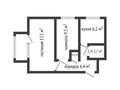 2-бөлмелі пәтер, 42.7 м², 2/5 қабат, Ленина 175, бағасы: 7.5 млн 〒 в Рудном — фото 6