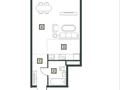 1-бөлмелі пәтер · 38.8 м² · 2/6 қабат, Ахметова 45а, бағасы: ~ 18.4 млн ₸ в 