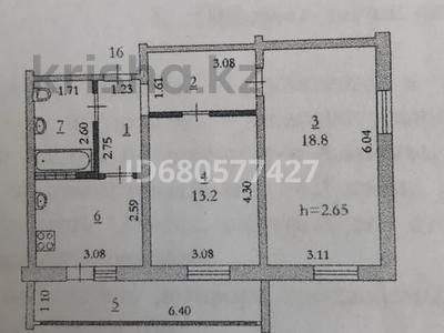 2-комнатная квартира, 58 м², 1/3 этаж, Нур Актобе 14 за 15.5 млн 〒