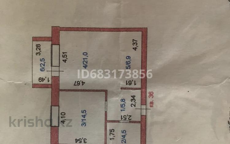 2-комнатная квартира, 52 м², 4/10 этаж, Малика Габдулина 4 за 21 млн 〒 в Кокшетау — фото 2