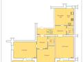 3-комнатная квартира · 128.8 м² · 2/9 этаж, Ауэзова 189Б — Губдуллина за 65 млн ₸ в Кокшетау