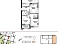 3-комнатная квартира · 96.99 м² · 9/12 этаж, Р. Кошкарбаева 19а — БЕЗ КОМИССИИ за ~ 62.7 млн ₸ в Астане