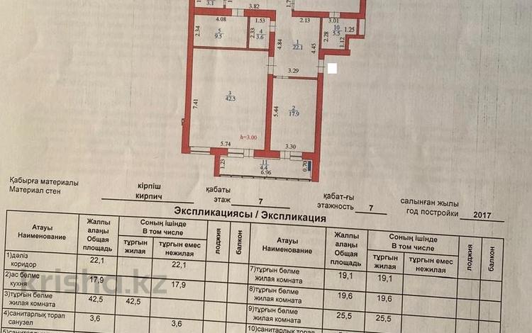 4-комнатная квартира · 176 м² · 7/7 этаж, Темирбека Жургенова — Нажимеденова за 85 млн 〒 в Астане, Алматы р-н — фото 2