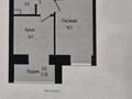 1-бөлмелі пәтер · 34.1 м² · 6/9 қабат, Район улицы Ч. Айтматова, бағасы: 18.7 млн ₸ в Астане, Нура р-н