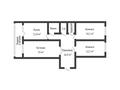 3-бөлмелі пәтер · 84.1 м² · 4/9 қабат, Мкр Аэропорт 8, бағасы: 41 млн ₸ в Костанае — фото 15