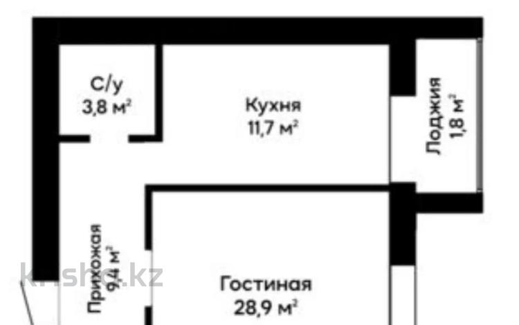 2-комнатная квартира · 51.3 м² · 9/9 этаж, мкр Новый Город, Таттимбета 41 за 18.3 млн ₸ в Караганде, Казыбек би р-н — фото 2