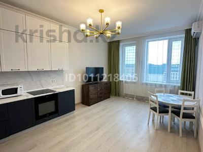 2-бөлмелі пәтер · 55.6 м² · 9/9 қабат, А 32 5, бағасы: ~ 44.7 млн ₸ в Астане, Алматы р-н