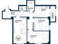 3-комнатная квартира · 79.32 м², Мустафы Шокая 229/10 за ~ 41.2 млн ₸ в Шымкенте, Каратауский р-н — фото 3