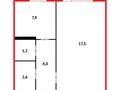 1-бөлмелі пәтер, 34.6 м², 4/5 қабат, ул. Казахстанская, бағасы: 6.8 млн 〒 в Темиртау — фото 6