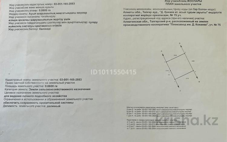 Жер телімі · 6 сотық, Акбулак 75, бағасы: 24.5 млн ₸ в  — фото 2